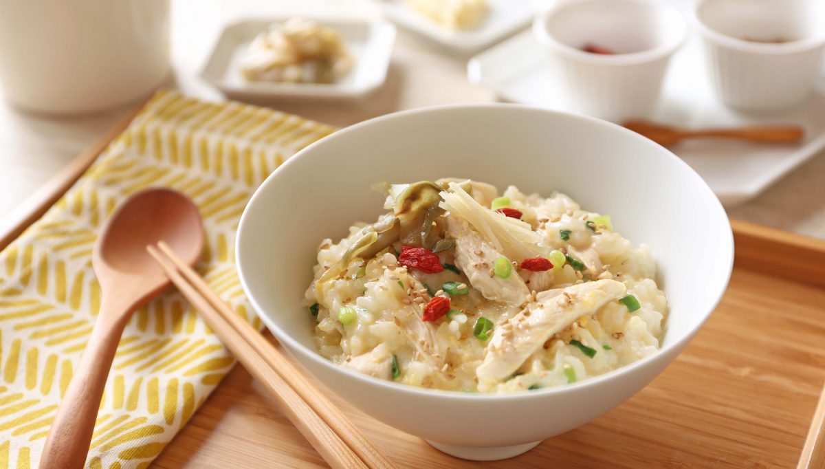 簡単 胃に優しい鶏ささみと卵の中華風お粥のレシピ Nextweekend